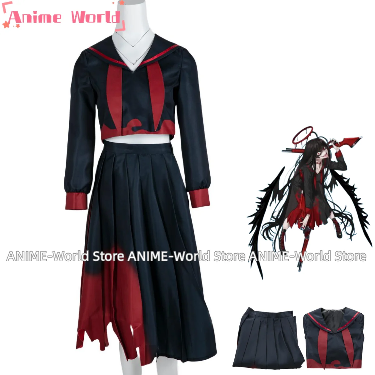 Anime Game Blue Archive Kenzaki Tsurugi Cosplay Costume Project MX Japan South Korea JK Uniform Skirt Woman Sexy Halloween Suit