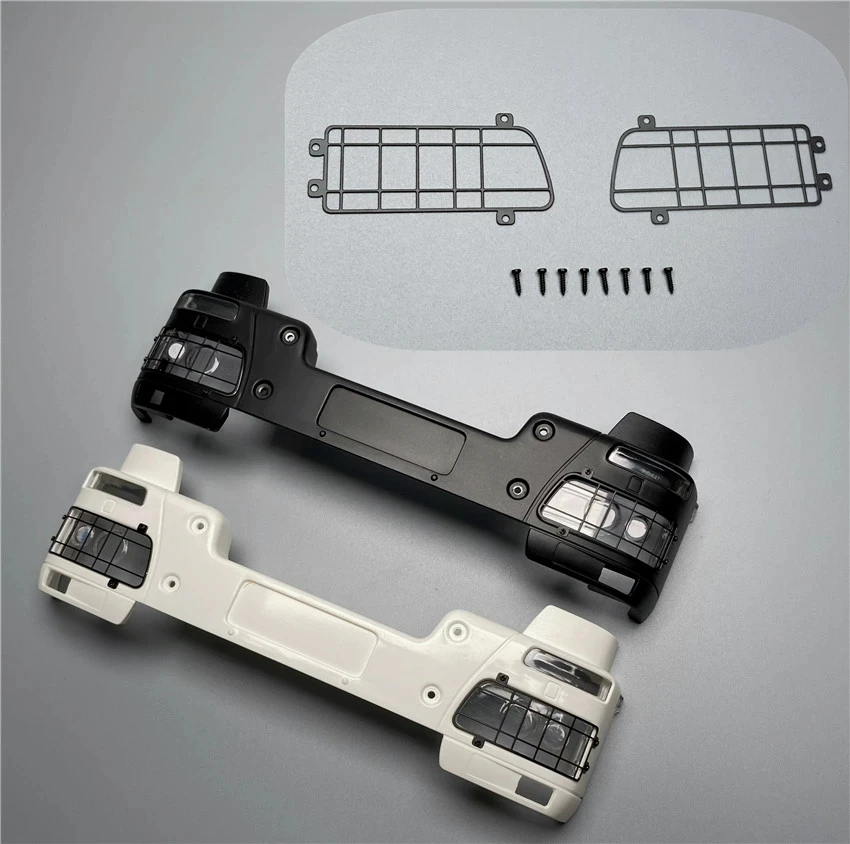 Metalowa siatka reflektora w skali 1/14 Klosz reflektora do ciężarówki Tamiya Rc Wywrotka do modelu Iveco RC Truck Diy Parts