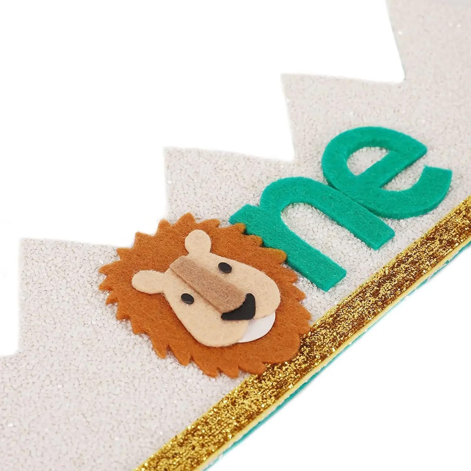 1pc Baby Lion Felt Crown Hats Birthday Party For Kids Birthday Hat 1 Year Animal Jungle Party Baby Shower Birthday Photo Props