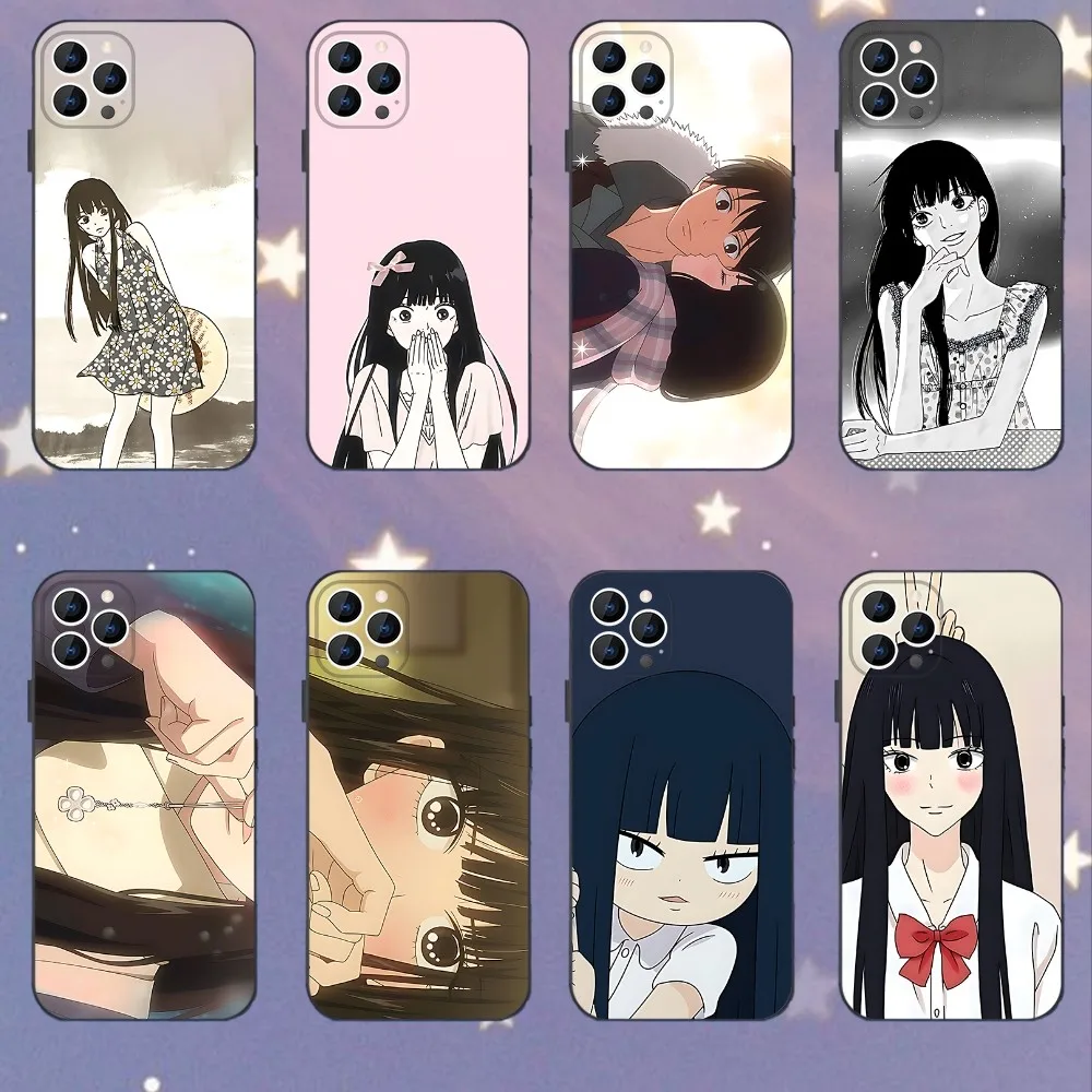 

K-Kimi ni Todoke S-Sawako Phone Case For iPhone 16,15,14,13,12,11,Mini,Pro,SE,MAX White Matte Shockproof Cover
