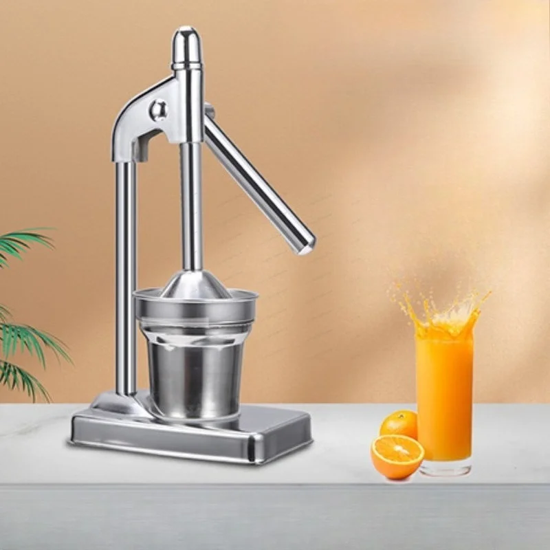 Stainless Steel Manual Juice Press for Home Commercial Stall Fruit Orange Lemon Pomegranate Juicing