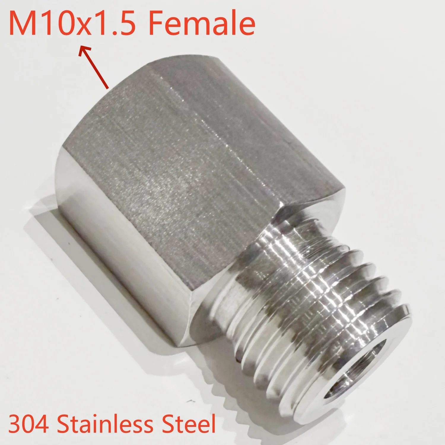 

M10x1,5 «мама» для M6 M8 M10 M16 M20 1/8 "1/4" 3/8" BSP «папа» из нержавеющей стали 304, соединительный соединитель для фитинга высокого давления