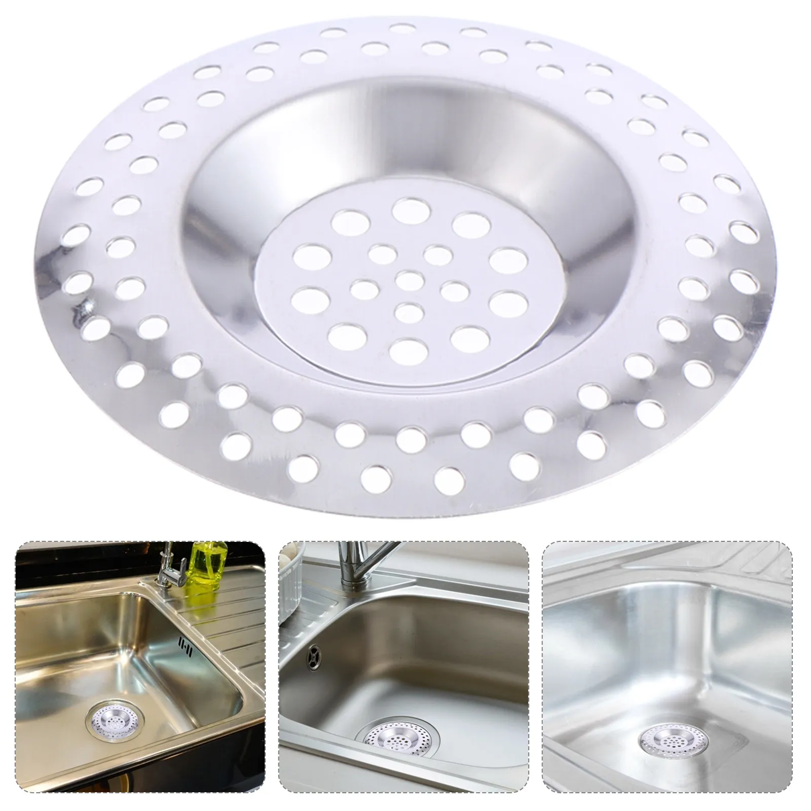 

10pcs Kitchen Sink Filter Mesh Stainless Steel Strainer Cover For Cockroach Insect Odor Blocker Bathroom Floor Drain Stopper