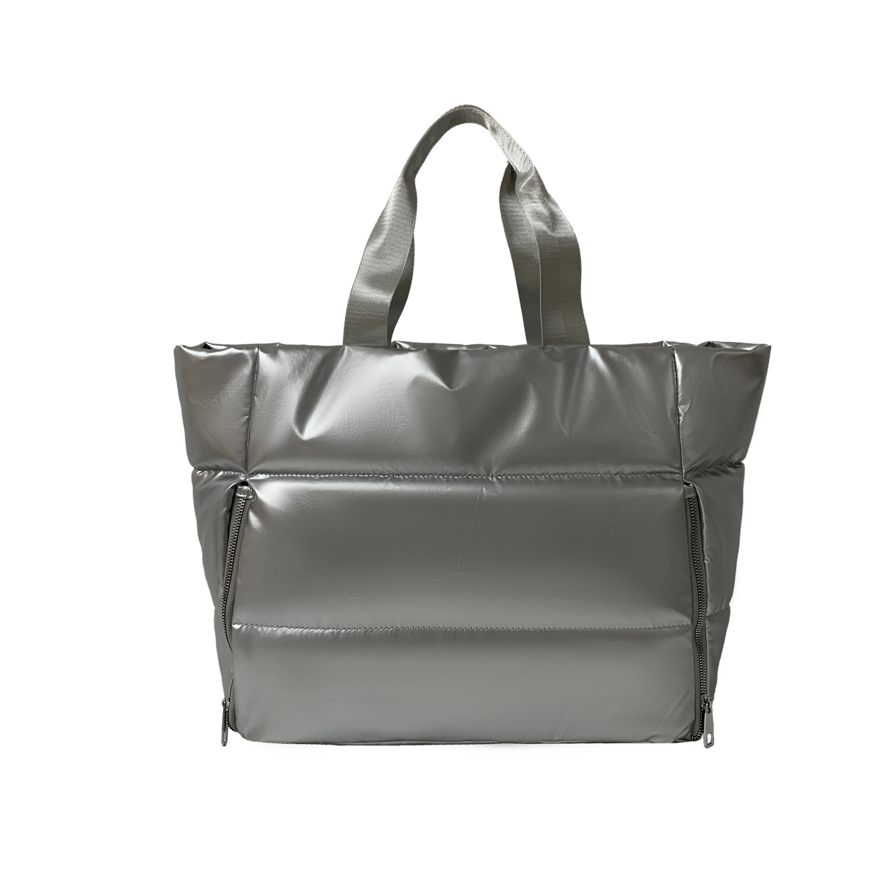 Sac à main matelassé rembourré de grande capacité pour femme, sac à manteau, oreiller, mode coréenne, Y2k, lancé en argent, nouveau, hiver