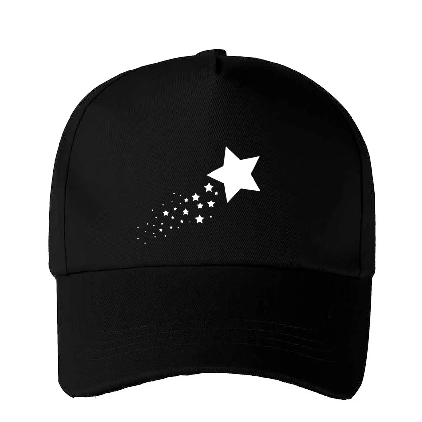 Five Pentagram Star Print Solid Color Baseball Cap Snapback Caps Casquette Hats Fitted Casual Gorras Hip Hop Hats Men Women