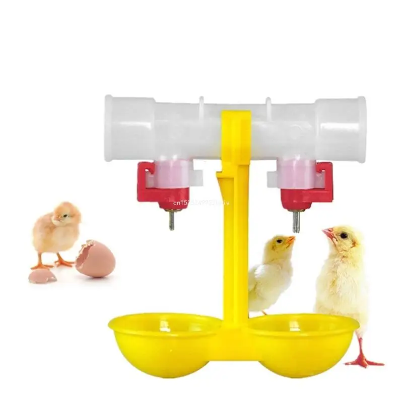 Hanging Chicken Water Drinking Cups for Farm Bird Quail Drinker for DIY Poultry Automatic Chicken Waterr for Quail