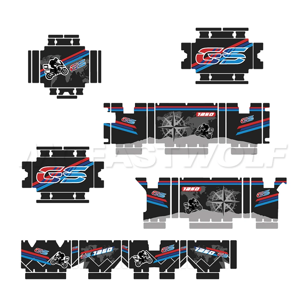 

Motorcycle Aluminum Box Decor Stickers for R1250GS Adventure R 1250 GS R 2019-2023 Panniers Top Case Decals