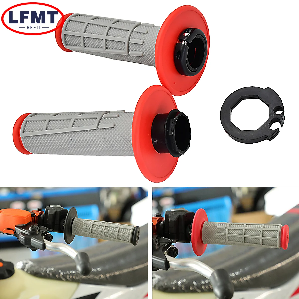 

Motorcycle NEW Handlebar Lock-on Grips Throttle Tube For Honda CRF250R CRF450R CRF250X CRF450X CRF 250R 450R 250X 450X 2004-2021