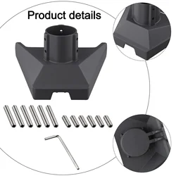 For Starlink For Gen 3 Pipe Adapter,Pole Mount Adapter Mounting Kit For Starlink Pole Mount For Starlink Plate Roof Mount Parts