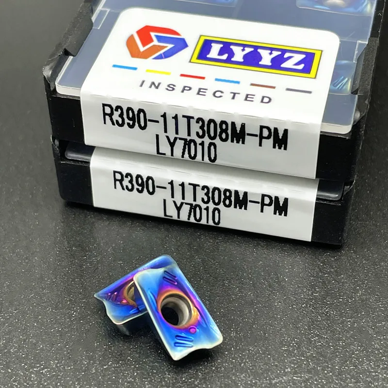 

R390 11T308M high-quality nano blue hard alloy blade car metal cutting tool turning R390 blade