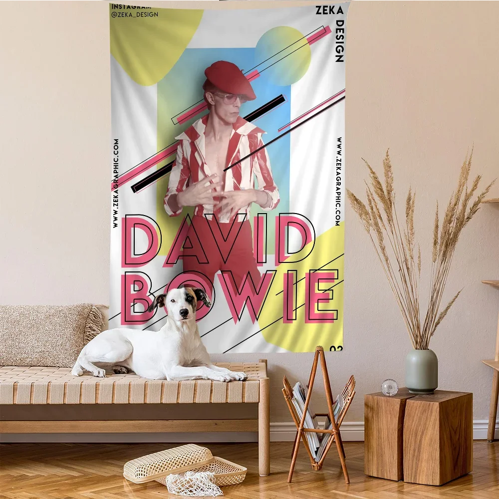 British Rock Singer D-David_B-Bowie Anime arazzo appeso tarocchi Hippie tappeti da parete dormitorio Home Decor