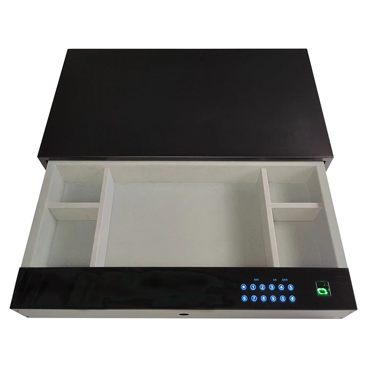 Z664 Smart Digital Fingerprint Password Unlock Safe Box Drawer Security Money Safe Box