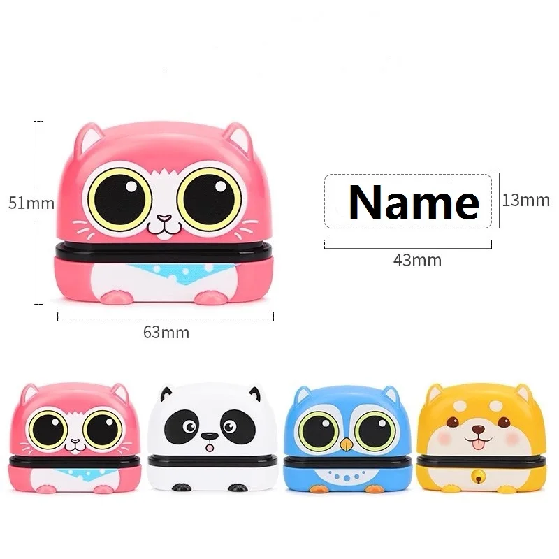 Custom child cloth stamp Customized Name for Student Baby Non-fading ink stamp Kindergarten Seal personalized waterproof stamp