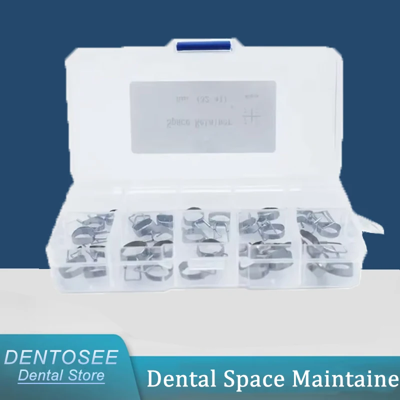 

40Pcs Orthodontic Molar Space Maintainer Gap Retainer Braces Bands for Children 2Nd 32# To 41# Size