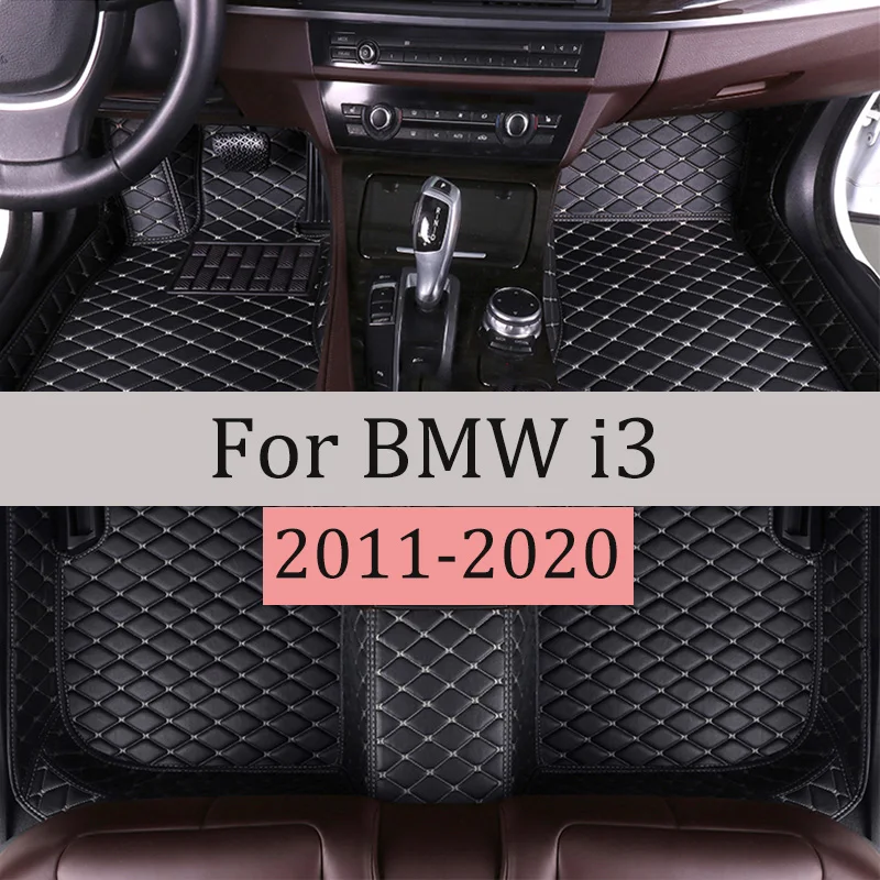 

Custom Made Leather Car Floor Mats For BMW i3 2011 2012 2013 2014 2015 2016 2017 2018 2019 2020 Automobile Carpet Rugs Foot Pads