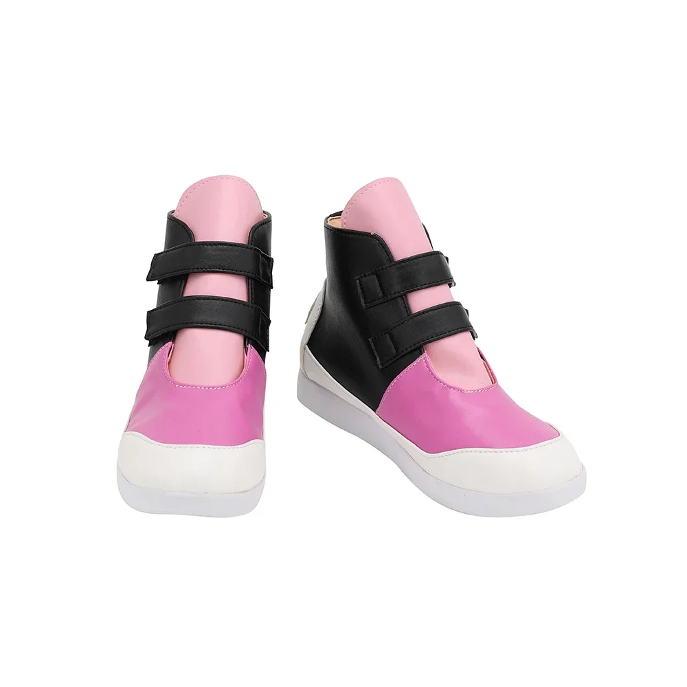 Sword & Shield Bede Cosplay Boots - Pink Shoes, Custom Made Any Size, Perfect for Boys & Girls' Roleplay