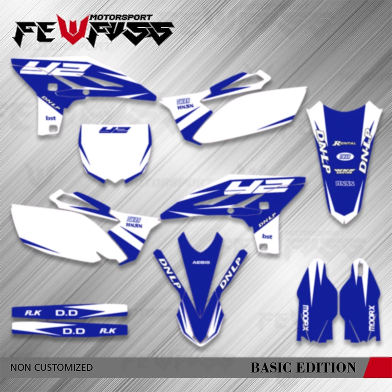 

Fewfuss Graphics Decals Stickers Motorcycle Background Number Name Custom For YAMAHA YZ250F YZ 250F YZF 250 2010 2011 2012 2013