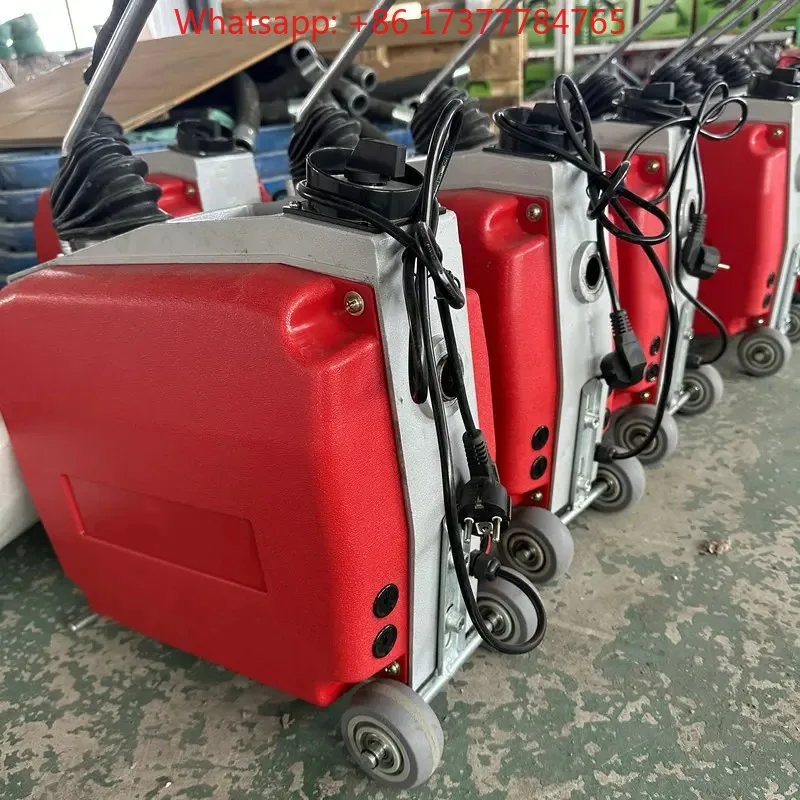 Red Electric Drain Pipe Cleaning Machine Eco-Friendly Plumbing Equipment for Unclogging for Sale