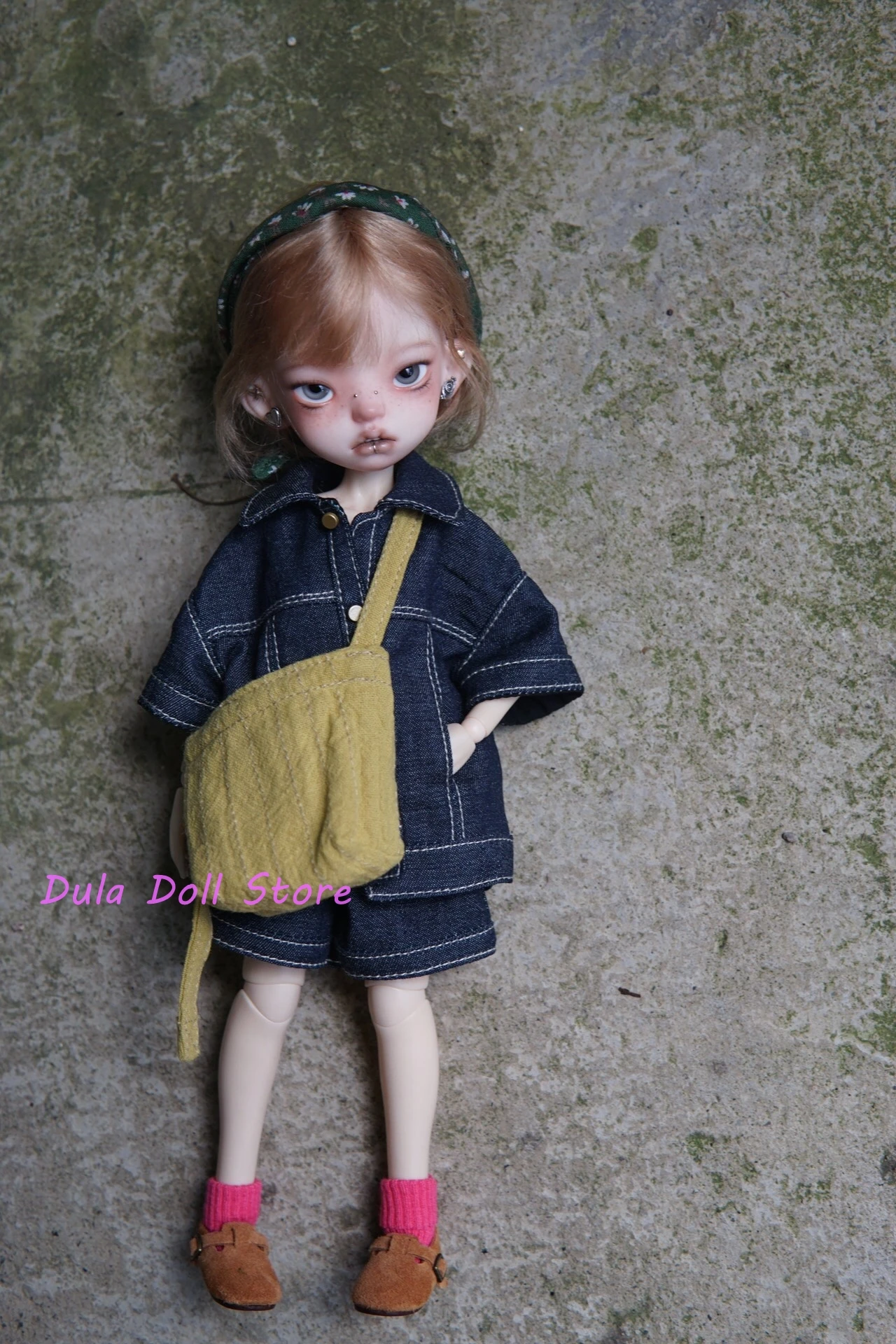 デュラ人形の服ドレスブルーカウボーイスーツブライス ob24 ob22 アゾンリカちゃん ICY JerryB 1/6 Bjd 人形アクセサリー