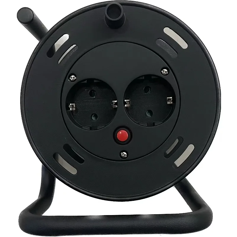 

Hot Sale 2x16A Wire Reel Extension Plastic Garden Reel Portable Baby Mini Cable Reel