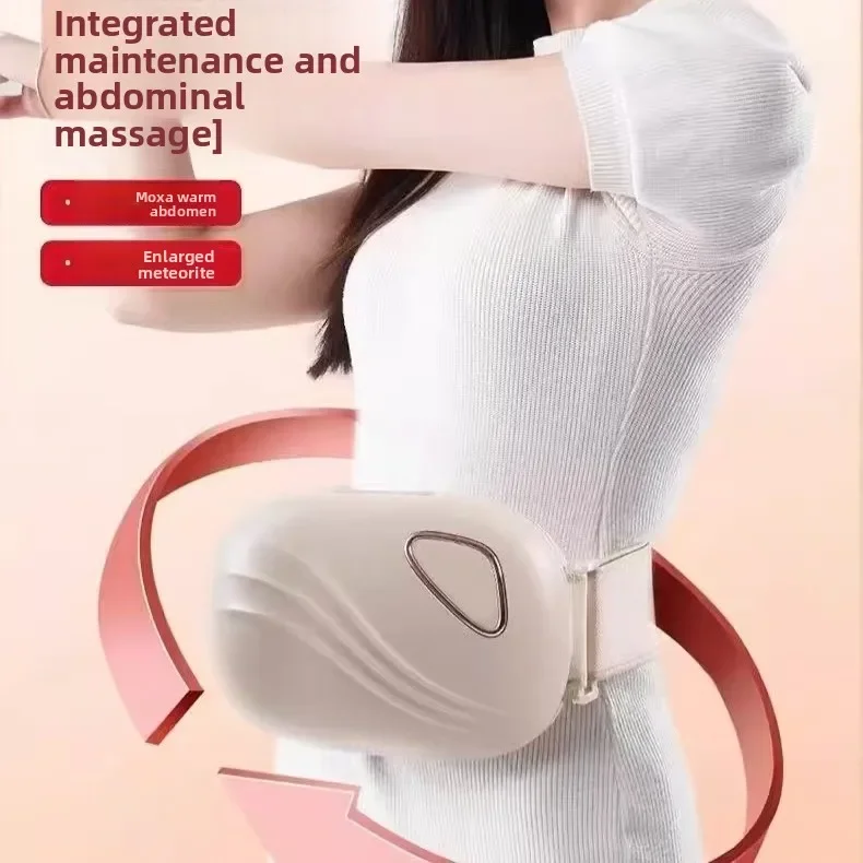 HOT SALE Automatic Bianshi Abdominal Rubbing Instrument Massager Moxibustion Hot Compress Abdominal Massager Portable