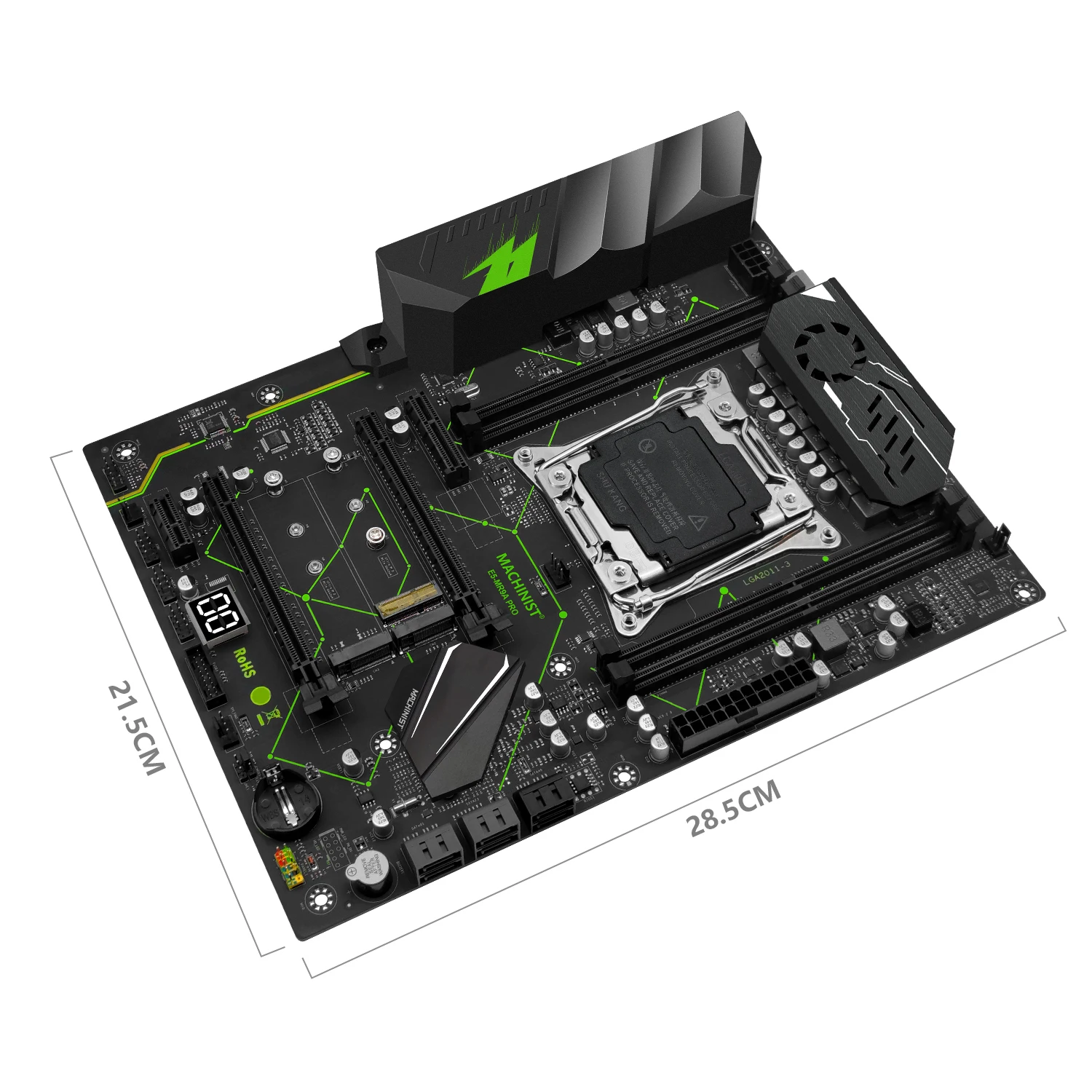 MACHINIST-Carte mère X99, MR9A PRO, ChlorLGA 2011-3, Xeon Kit E5 2650 V4, CPU DDR4, 4x8 Go de RAM, 2666MHz, Mémoire NVcloser, WIFI, USB, SATA 3.0