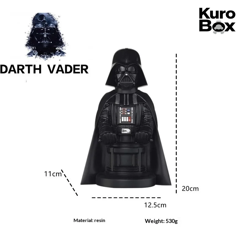 Darth Vader Controller Holder Stand for PS5 PS4 Xbox Gamepad Display Rack Anime Figure Model Desk Organizer Gaming Decor