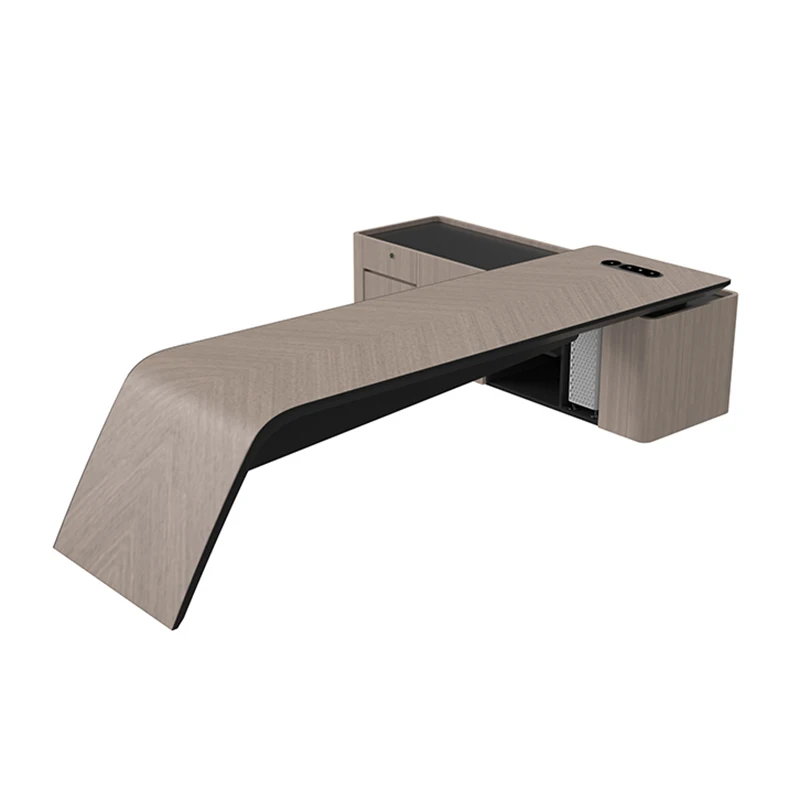 

Light luxury high-end desk simple modern president desk office multi-functional high-end boss desk and chair combination