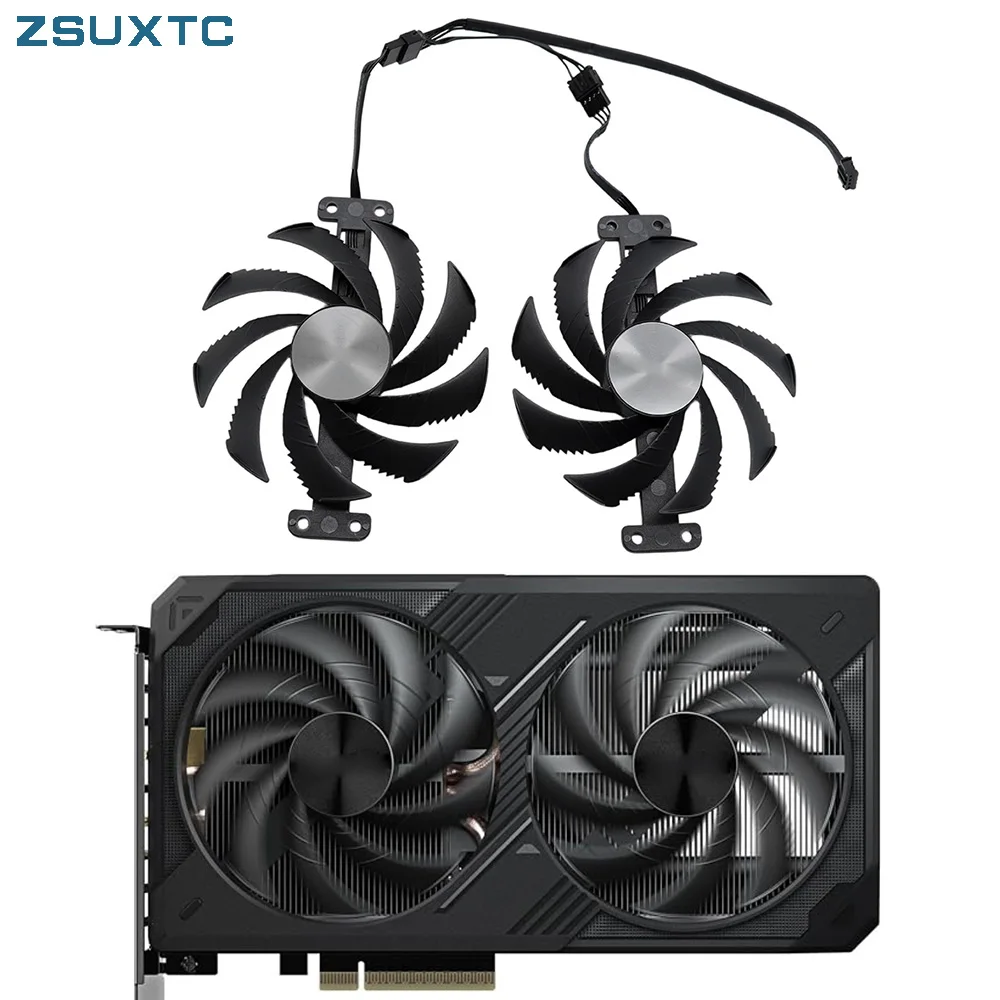 4PIN PLD09210S12HH RTX 5060Ti GPU Fan for Gigabyte GeForce RTX 5060 Ti WINDFORCE MAX  Graphics Card Cooling