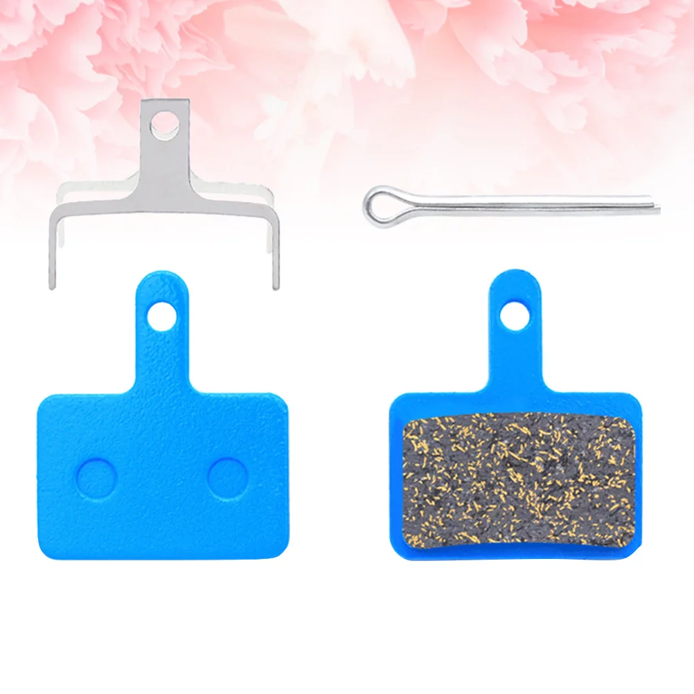 

2Pcs Blue Multi-Metallic Disc Brake Pad Hydraulic Mountain Bike Cycling Brake Pads High Performance Stable Durable Low Noise