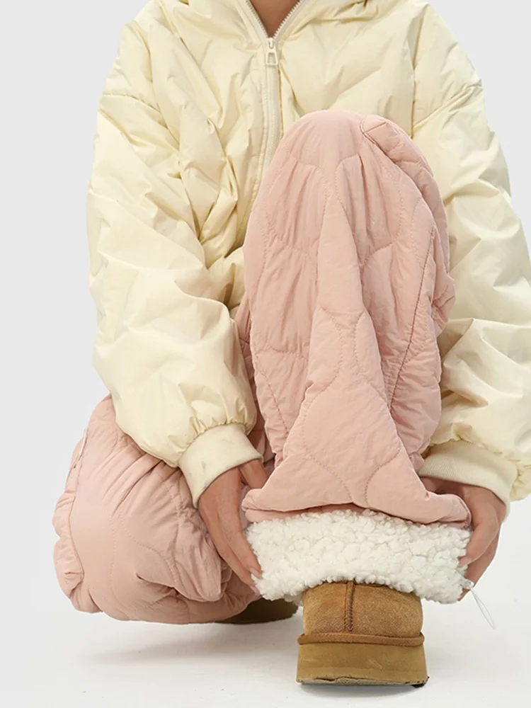 

Northeast China -40 Deees Fce Lined Thiened Men's Cotton Pants Winter Warm Waterproof Snowboarding Trousers Youth Casu...