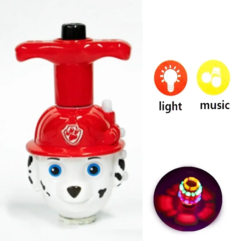 Paw Patrol Gyro Toy with Music Luminous Colorful Spinning Top Rotating Party Antistress Gyroscope children's gifts Toys