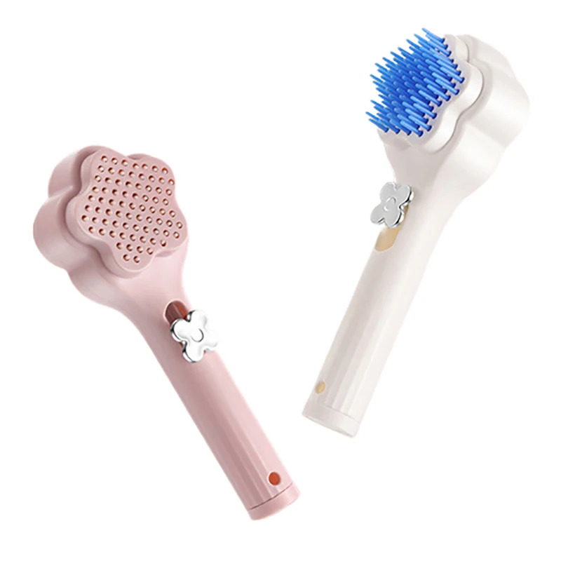 Self-Cleaning Hair Brush Anti-Static Massage Comb Retractable Detangling Styling Rotating Scalp Massager Combs Tool Brushes