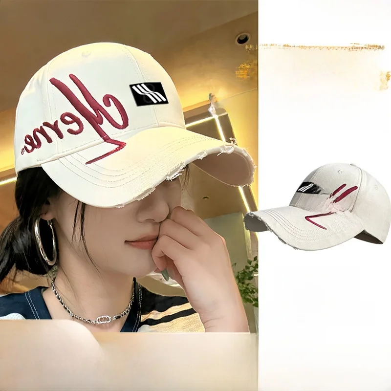 xoxogood-レディース-ベースボールキャップ-大きな頭囲-刺繍入り-ワイドブリム-日焼け防止-ハードトップ-ダックビルキャップ-カジュアルスタイル