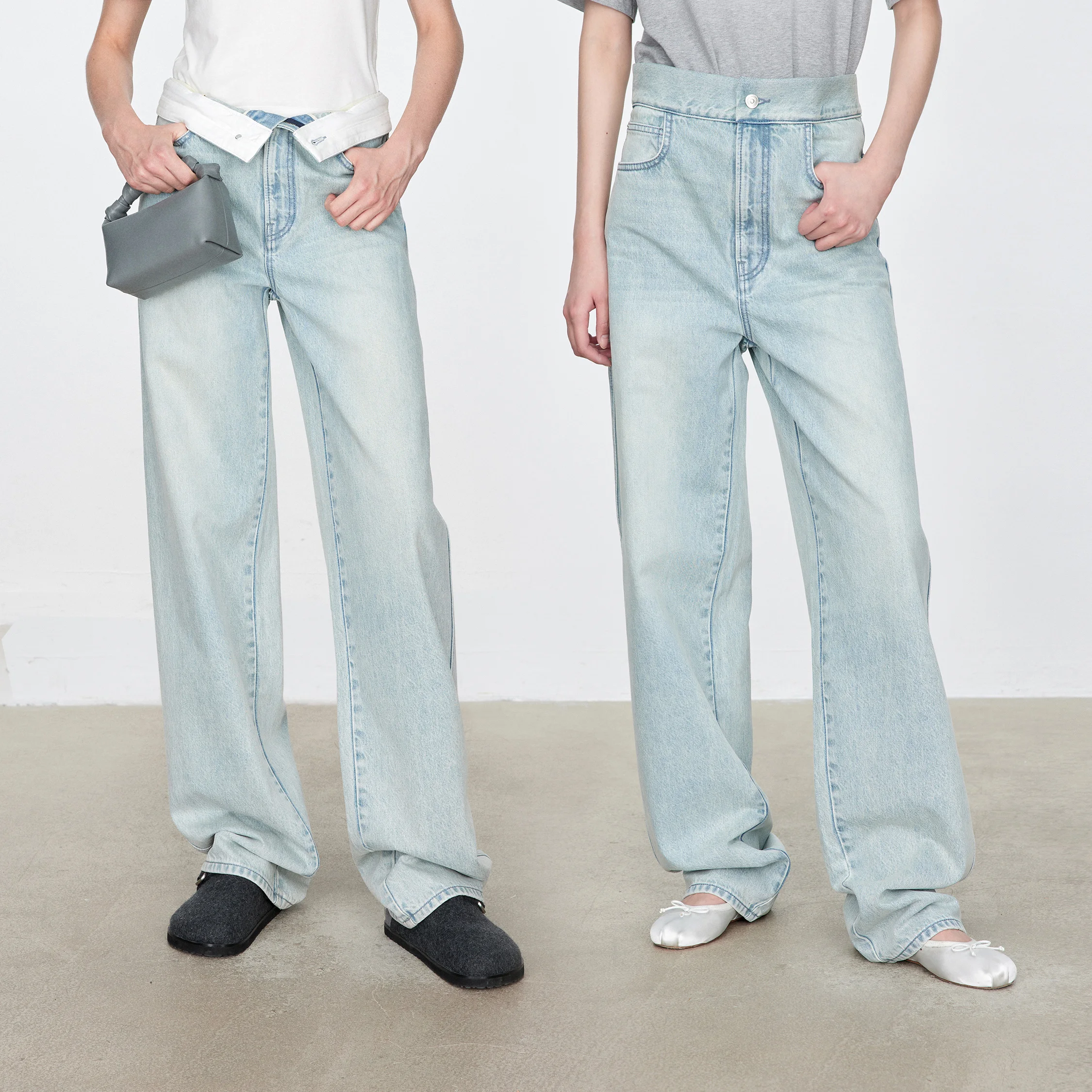 

Джинсы CHICJOC Slimming High Fashion белые с завышенной талией, женские, премиум-класса, тонкие, для повседневной носки