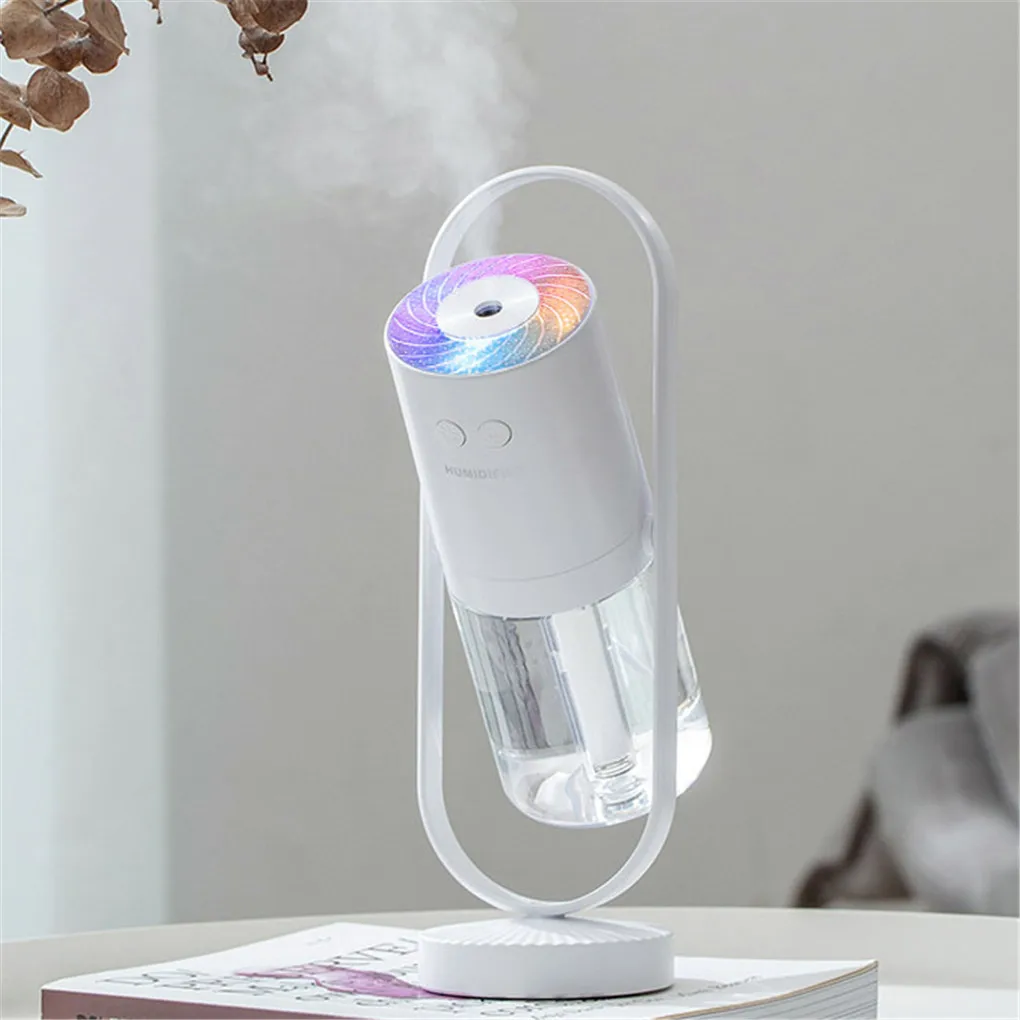 Air Humidifier Colorful USB Rotation Sprayer with Night Light Portable Purifier Bedroom Car Office Supplies Device