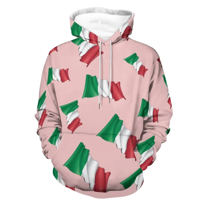 Italy Flag Map 3D Printed Hoodie For Men Clothes Fashion Sports New In Hoodies & Sweatshirts Italian Sports Army Pullovers