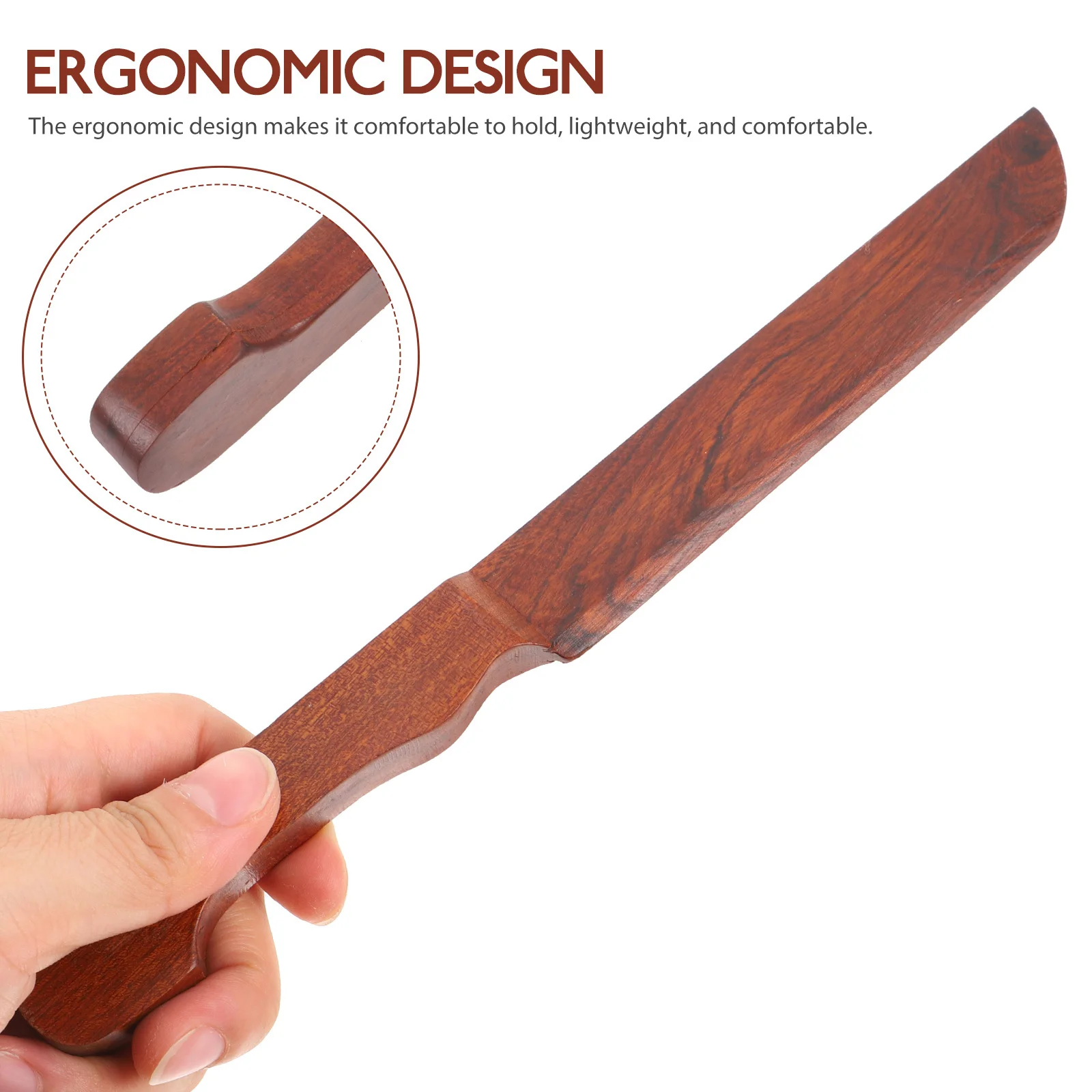 Chinese Style Wood Paper Cutter Wooden Letter Opener Art Paper Cutter Practical Envelope Opener for Office Home School Use