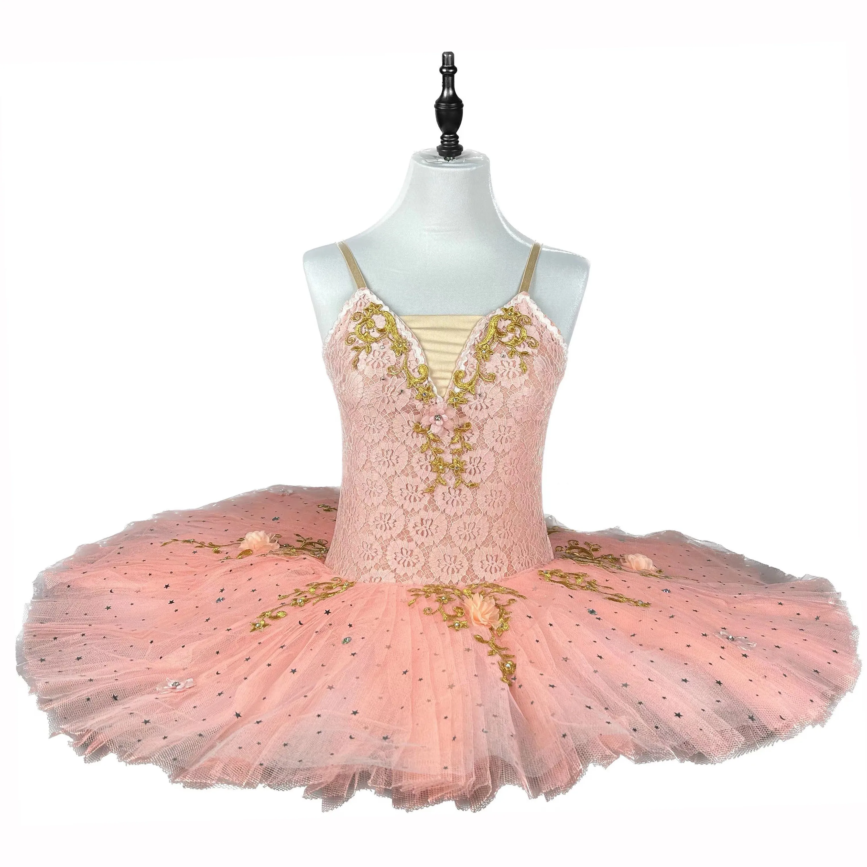 Vestido de tutú de Ballet profesional para niñas, Ropa de baile de Lago de los Cisnes, disfraces de tutú de bailarina, leotardo de Ballet, panqueque para mujeres, nuevo