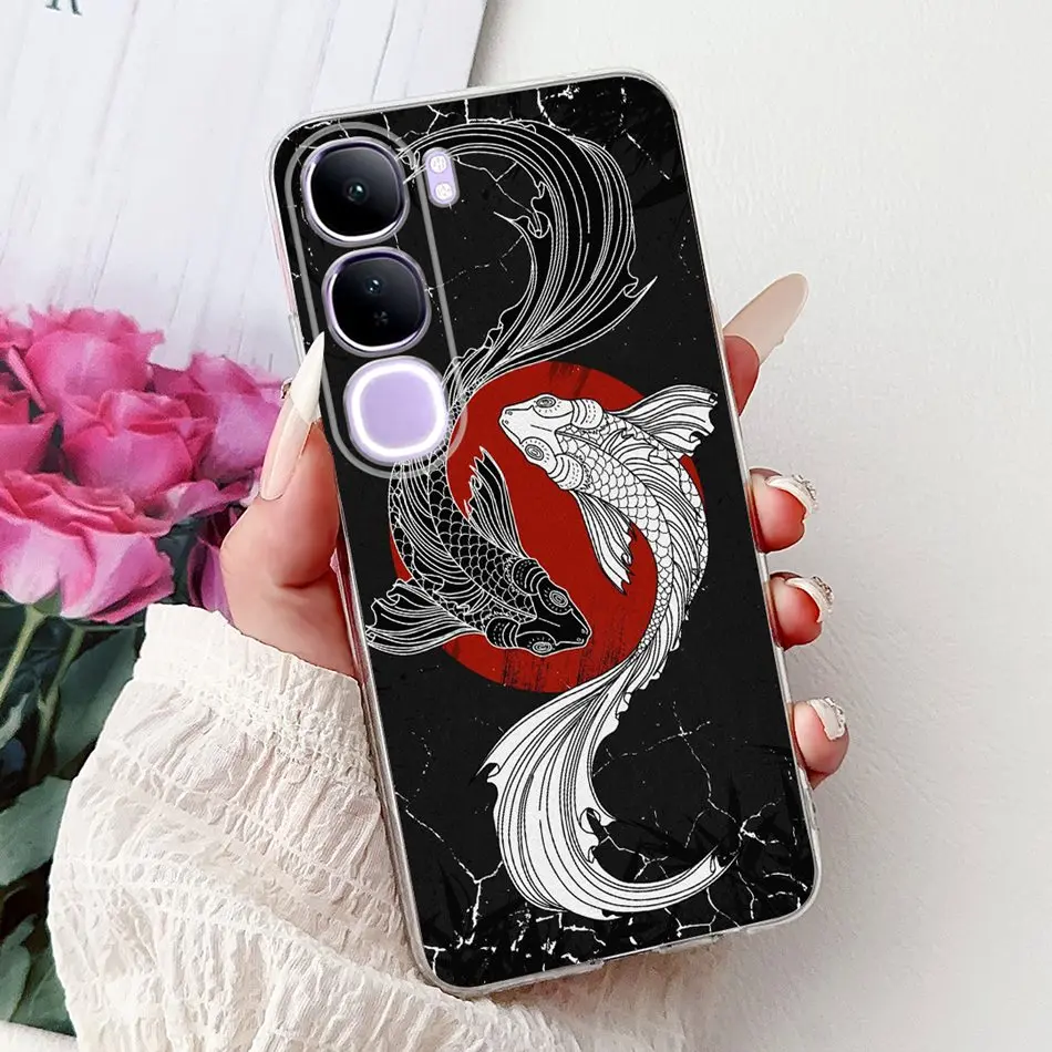 Phone Case For Vivo V40 Lite 4G 5G V40Lite (IDN) V40E V40 Pro V 40 SE New Fashion Cool Design Soft Silicone TPU Slim Cases