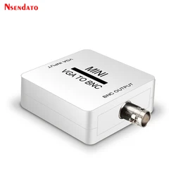 Mini HD VGA to BNC Video Converter Convertor Box Composite VGA to BNC Adapter Conversor Digital Switcher Box For HDTV Monitor