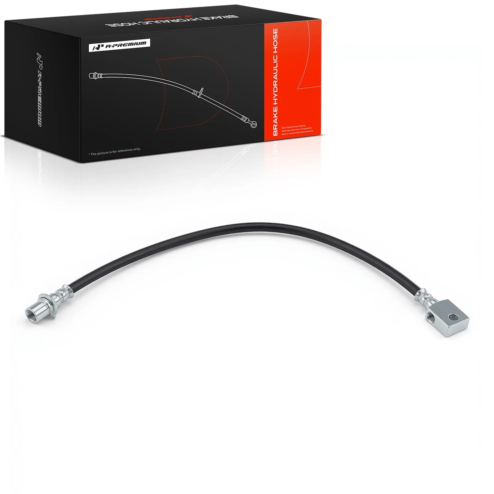 A-Premium Rear Center Brake Hydraulic Hose for Chevrolet Silverado 1500 Silverado 2500 HD Silverado 3500 HD 07-10