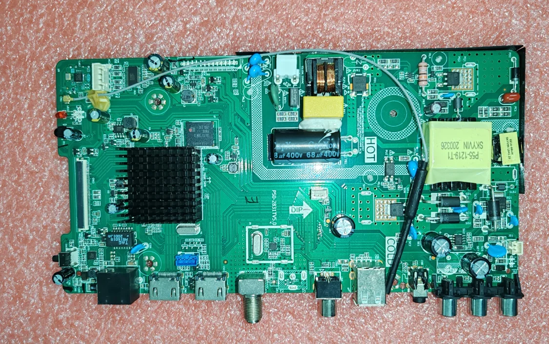 P50-2831TV5.0  Three in one WiFi network TV motherboard 1G+8g 32-42V 600ma, tested well, physical photo taken,