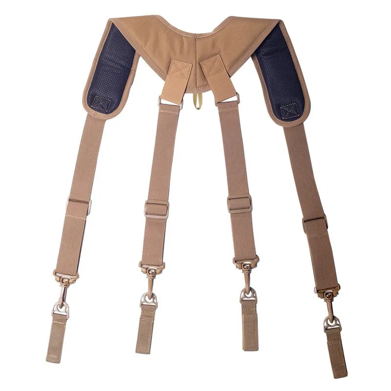 حمالات تكتيكية خارجية للرجال ، حمالات معدات قابلة للتعديل ، تسخير حزام العمل ، حزام القتال والاستعداد ، حمالات تكتيكية من النوع X ، جديدة