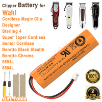 XDOU Electric Clipper 2200mAh Battery For Wahl Black Stealth,Beretto Chrome Magic Clip Senior Cordless Sterling 4 8591L 8504L