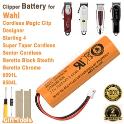 XDOU Electric Clipper 2200mAh Battery For Wahl Black Stealth,Beretto Chrome Magic Clip Senior Cordless Sterling 4 8591L 8504L