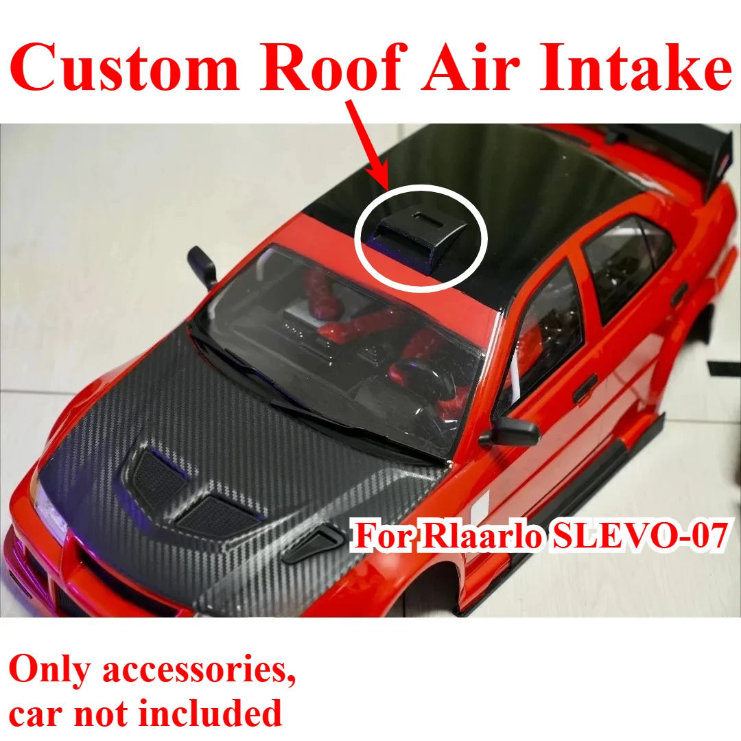 1/7 RC Rally Car Upgrade Parts Custom Simulated Roof Air Intake Exterior Modification For Rlaarlo SLEVO‑07 Cosmetic Accessories