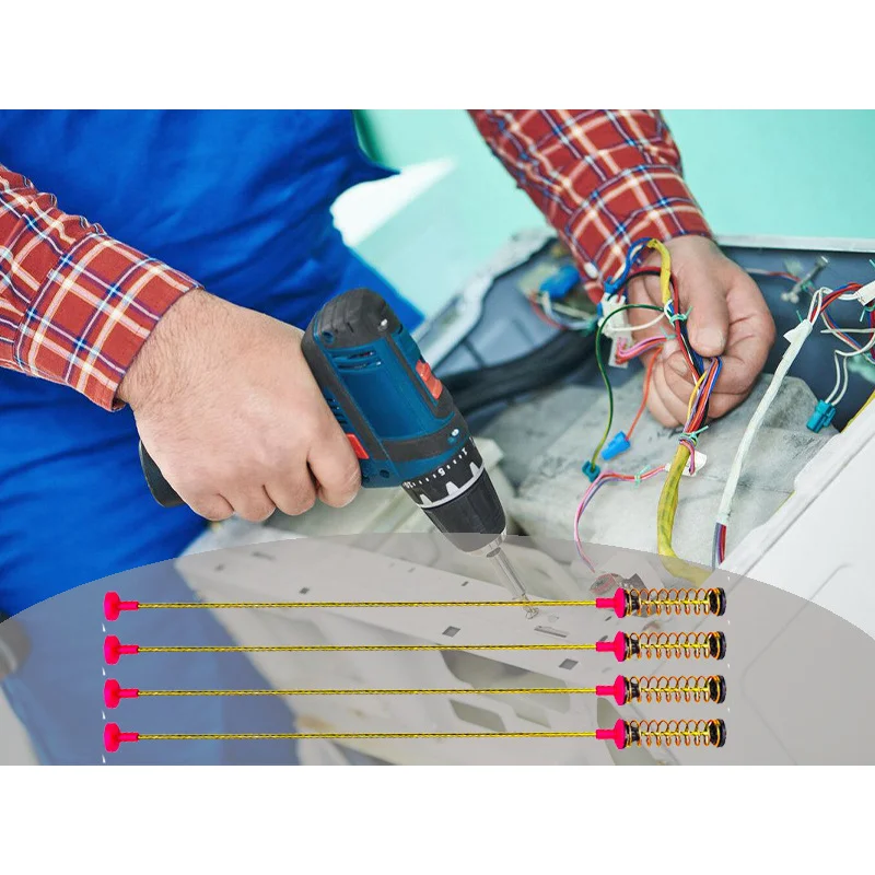 4PCS Washing Machine Suspension Rod And Spring Assembly Kit DC97-16350U DC97-16350E DC97-16350S DC97-16350T Boom Balance Bar