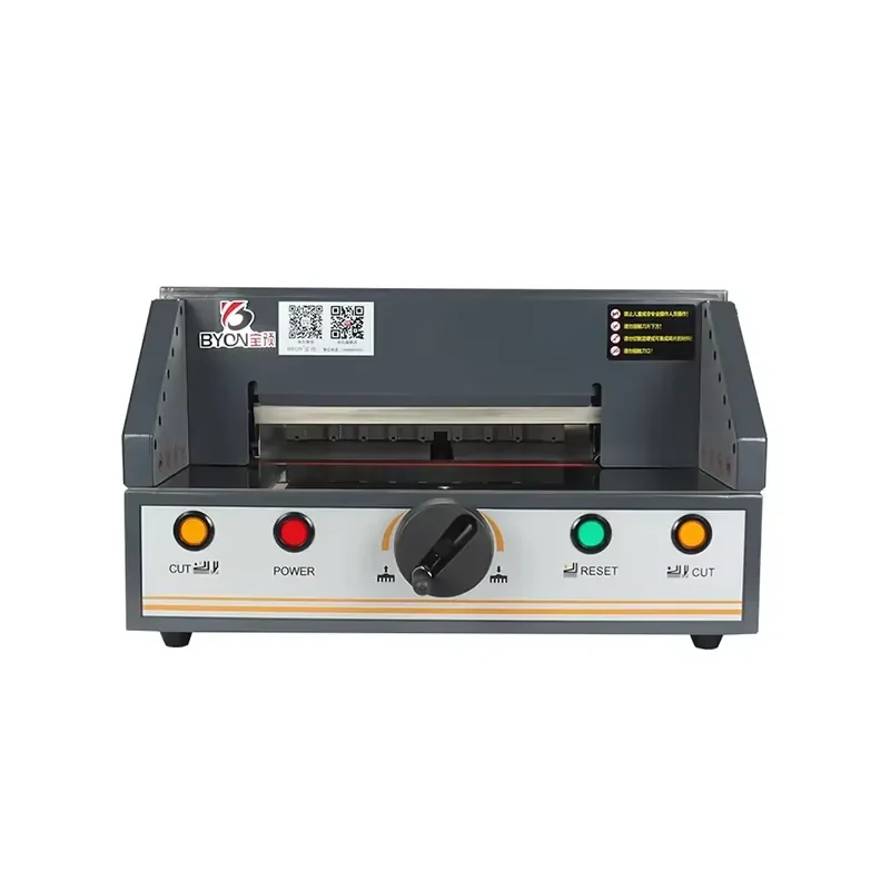 MO-330H Electric Paper Cutter Photoelectric Safety Guard Electric Paper Trimmer Manual Push Gauge Precision Cutting