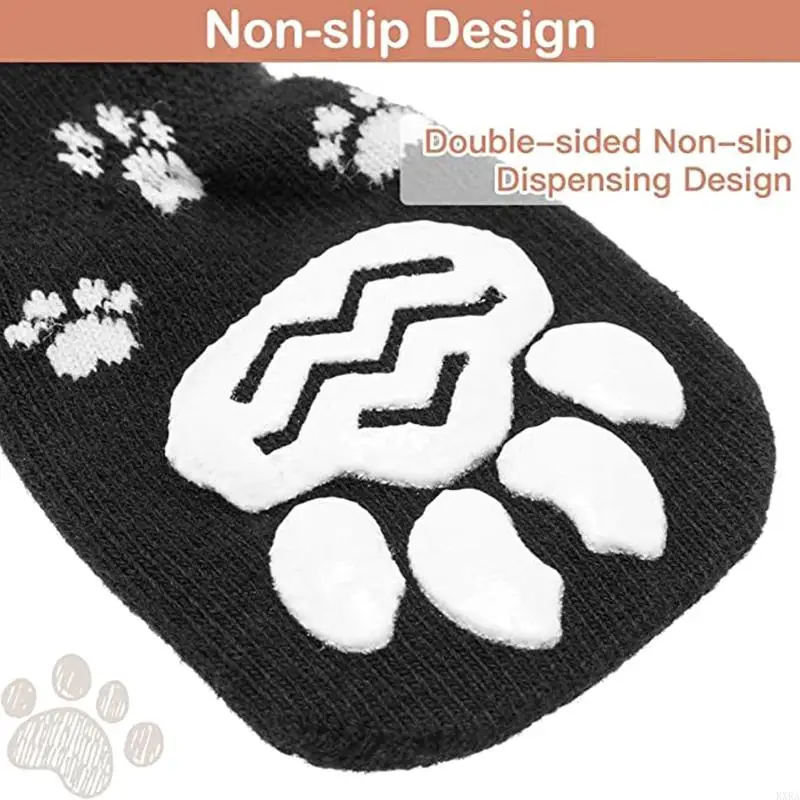 Kxra bottes chien extérieur imperméables chaussures chien d'hiver réglables non-glip